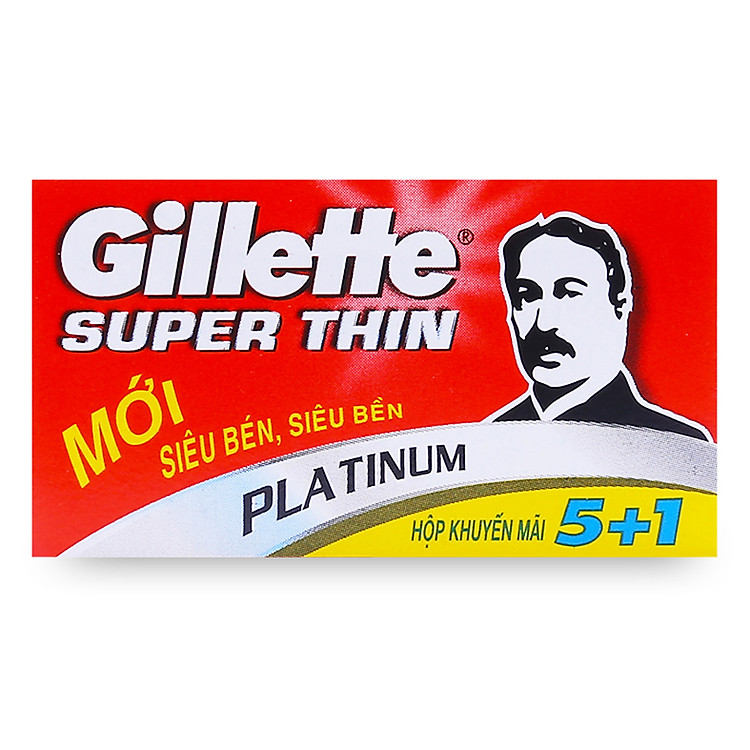 Hộp 5 Cái Lưỡi Lam Gillette Super Thin