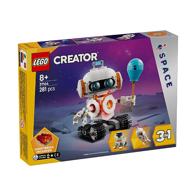LEGO CREATOR 31164 Robot Vũ Trụ Chính hãng Giá tốt - Hình ảnh 2