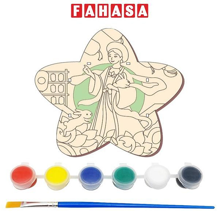 Mua Lồng Đèn Trung Thu Gỗ Mộc + Màu Nước Chính hãng Giá rẻ