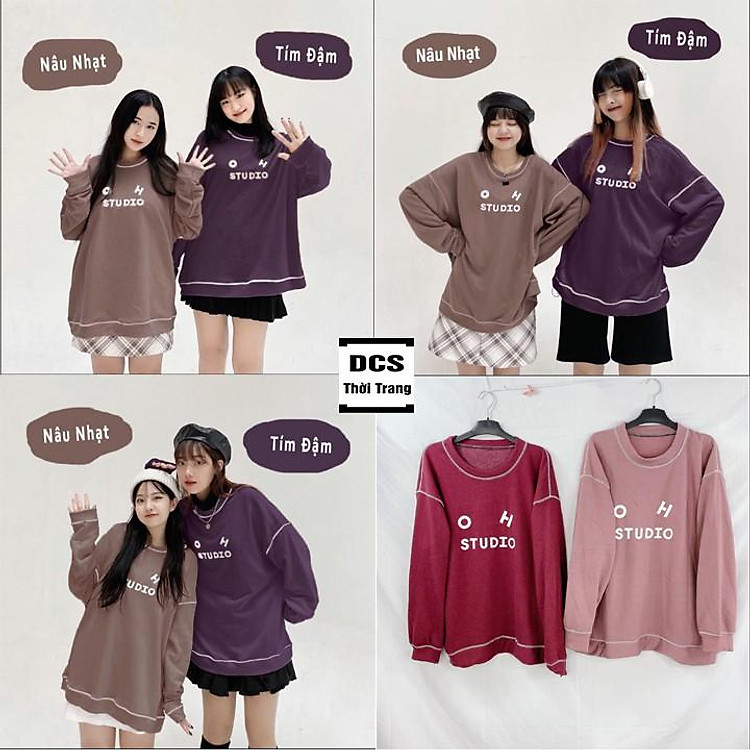 Áo SWT Studio Áo SWT Chất Liệu Nỉ Ngoại Có Ảnh Thật Kèm Đánh Giá Xưởng May DCS