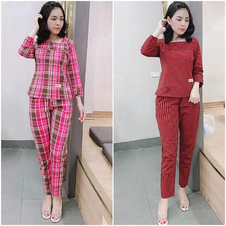 Set đồ bộ quần áo mặc nhà cao cấp sang chảnh