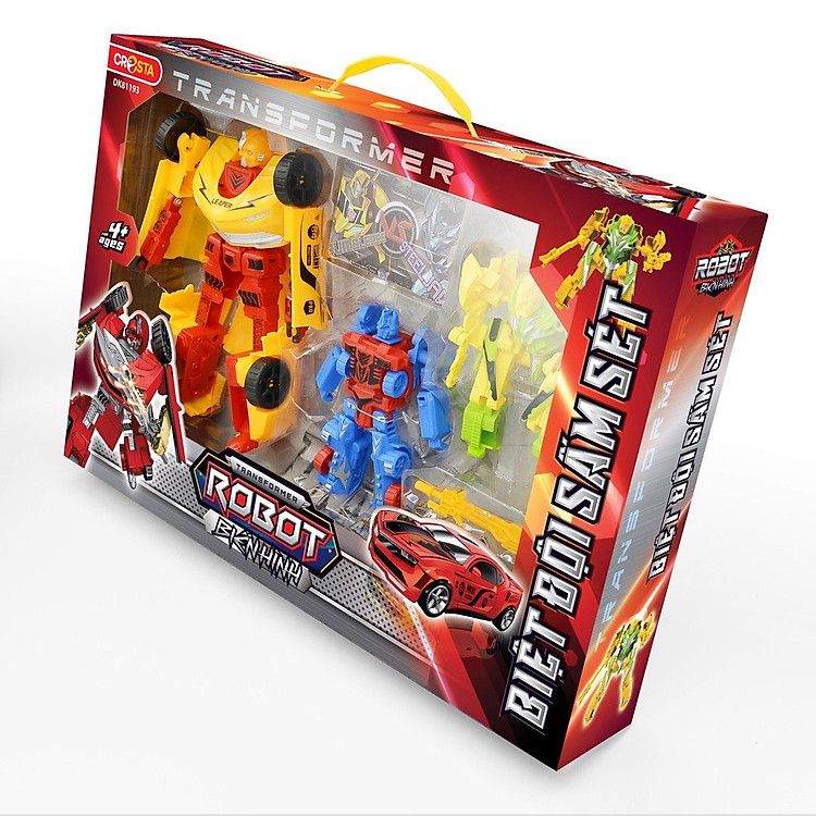 Robot Biến Hình Biệt Đội Sấm Sét DK81193 Chính hãng Giá tốt - Hình ảnh 2