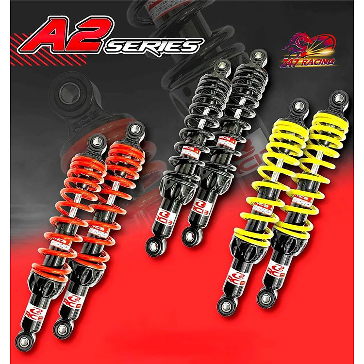 Phuộc RCB A2 chính hãng gắn xe máy Sirius Wave Dream Rsx Blade...bảo hành 12 tháng sử dụng