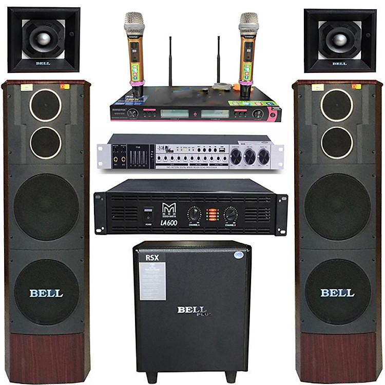 Bộ dàn karaoke và nghe nhạc PA - 1800 BellPlus vip (hàng chính hãng)