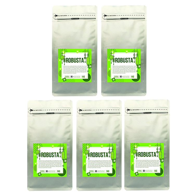 Cà phê Robusta Rang XAY SẴN 5kg - Chuyên dành cho Quán - The Kaffeine