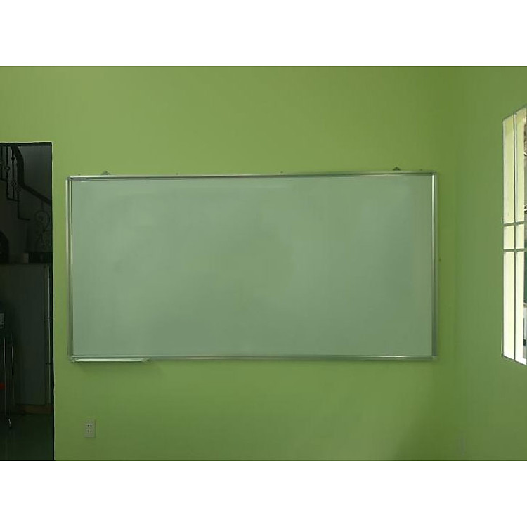 Bảng từ trắng viết bút lông Hàn Quốc Bavico (1,2x3,6m) - Ảnh 2