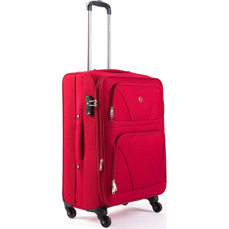 Vali kéo vải dù Brothers 1501 (24 inch) – Đỏ