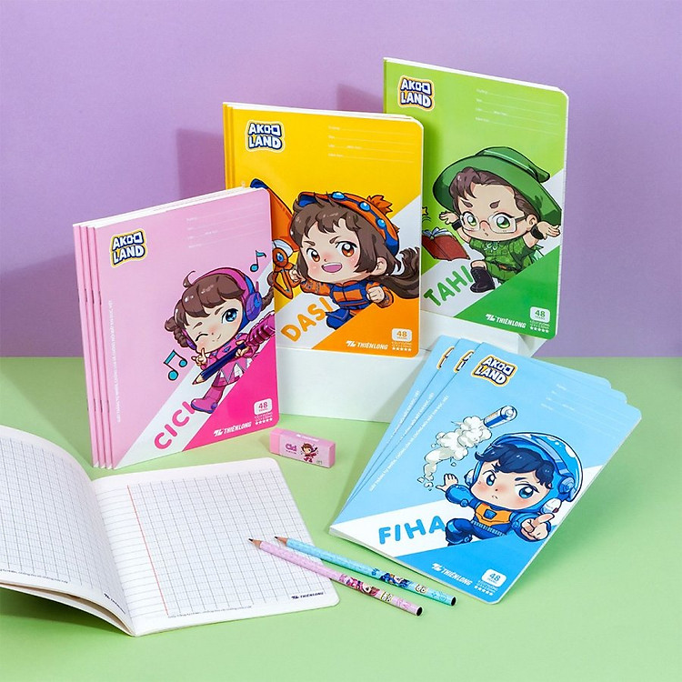 Tập Học Sinh 48 Tờ ĐL100 4 Ô Ly Vuông TP-NB002