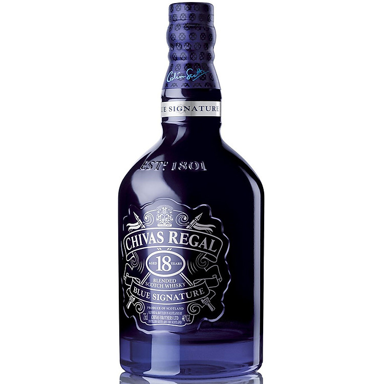 Rượu Whiskey Chivas Regal 18 Blue Signature 700ml có hộp