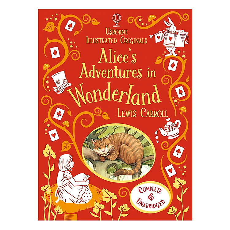 Sách Usborne Illustrated Originals Alice's Adventures in Wonderland
