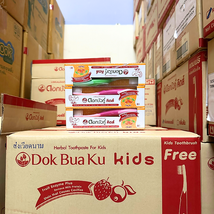 COMBO 6 HỘP Kem đánh răng Dokbuaku Chính hãng Giá rẻ - Hình ảnh 5