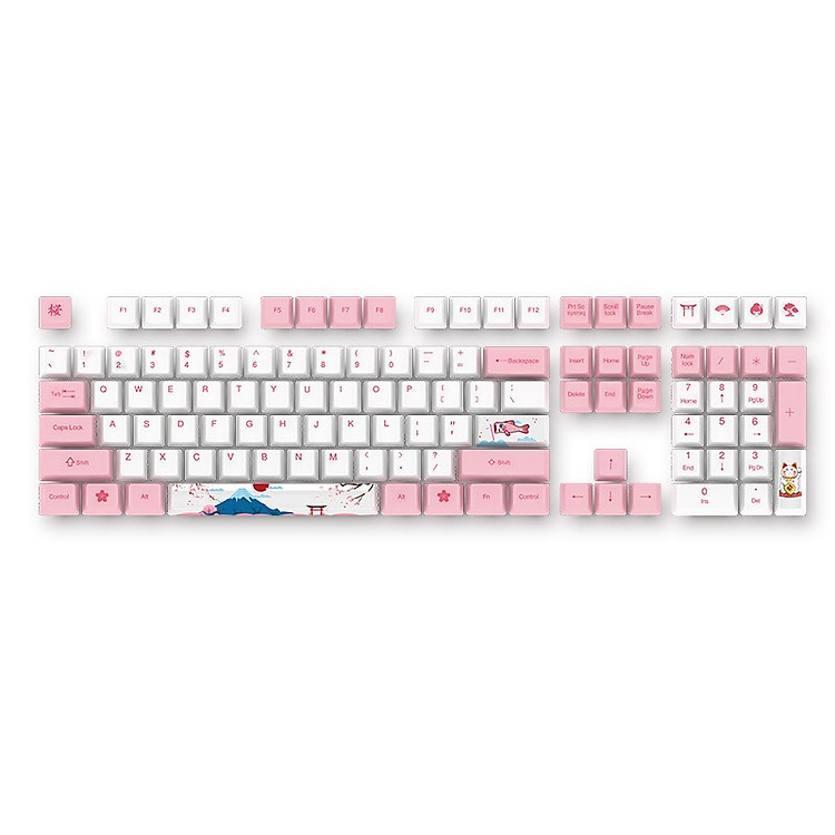 Bộ Keycap Akko World Tour - Tokyo PBT Sublimation - Hàng Chính Hãng