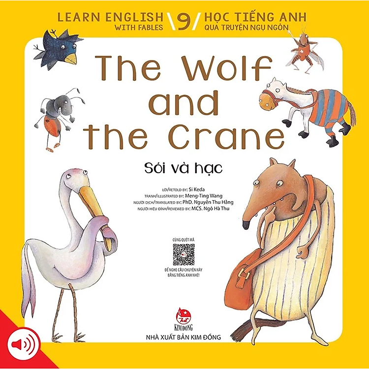 Learn English With Fables 9 - Học Tiếng Anh Qua Truyện Ngụ Ngôn Tập 9: The Wolf And The Crane - Ảnh 2