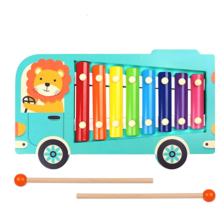 Bộ đàn Xylophone gỗ cao cấp Hàn Quốc cho bé