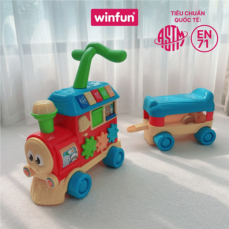 Xe Tập Đi Hình Tàu Hoả 2 In 1 Chính hãng Giá rẻ - Hình ảnh 4