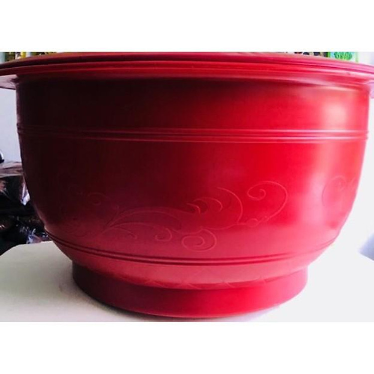 Combo 2 Chậu Nhựa Bít Lỗ Chuyên Trồng Sen, Thủy Canh, Thủy Sinh - Trồng Mai, Cây Kiểng - Dày Loại Tốt (Size lớn T62)