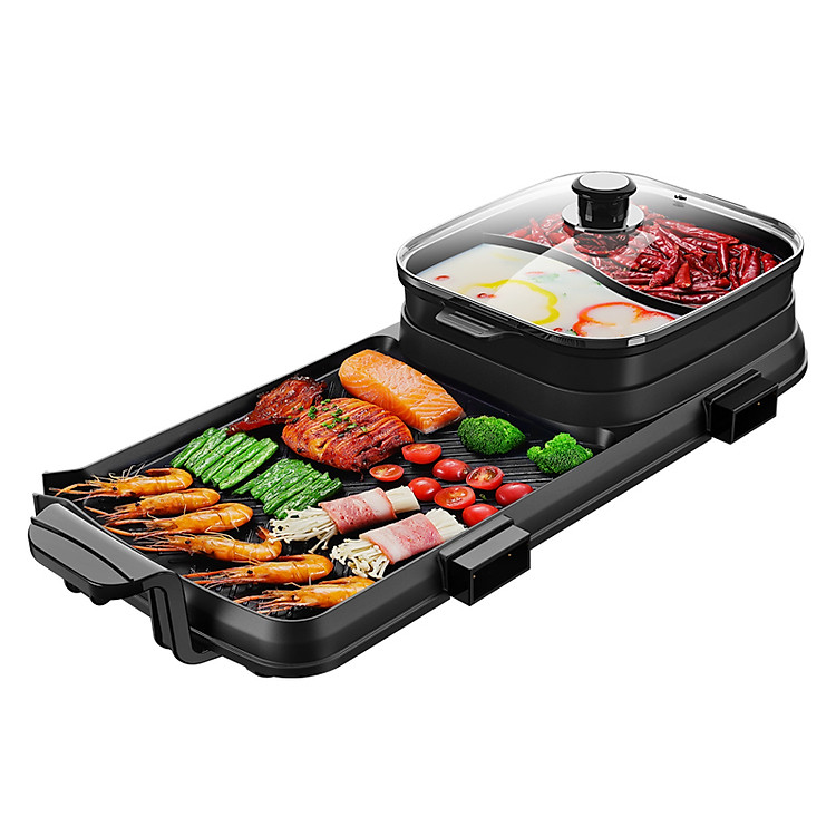 Bếp nướng lẩu hình chữ nhật CNAS