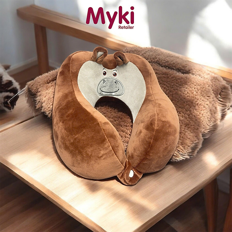 Gối Chữ U Du Lịch Cao Cấp – Gối Kê Cổ Êm Mịn, Chống Mỏi Vai Gáy, Nhẹ Tiện Lợi