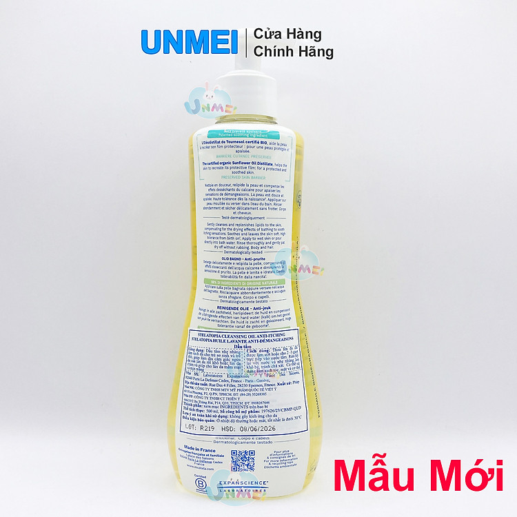 Dầu tắm gội Mustela cho trẻ sơ sinh Chính hãng Giá tốt - Hình ảnh 2