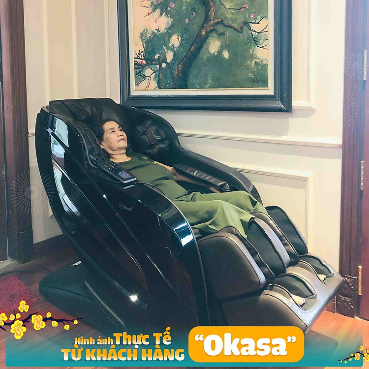 GHẾ MASSAGE OKASA OS-968 ( Bán chạy)
