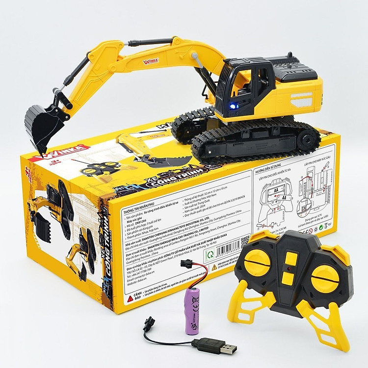 Xe Công Trình Điều Khiển Từ Xa DUKA Chính hãng Giá tốt - Hình ảnh 4