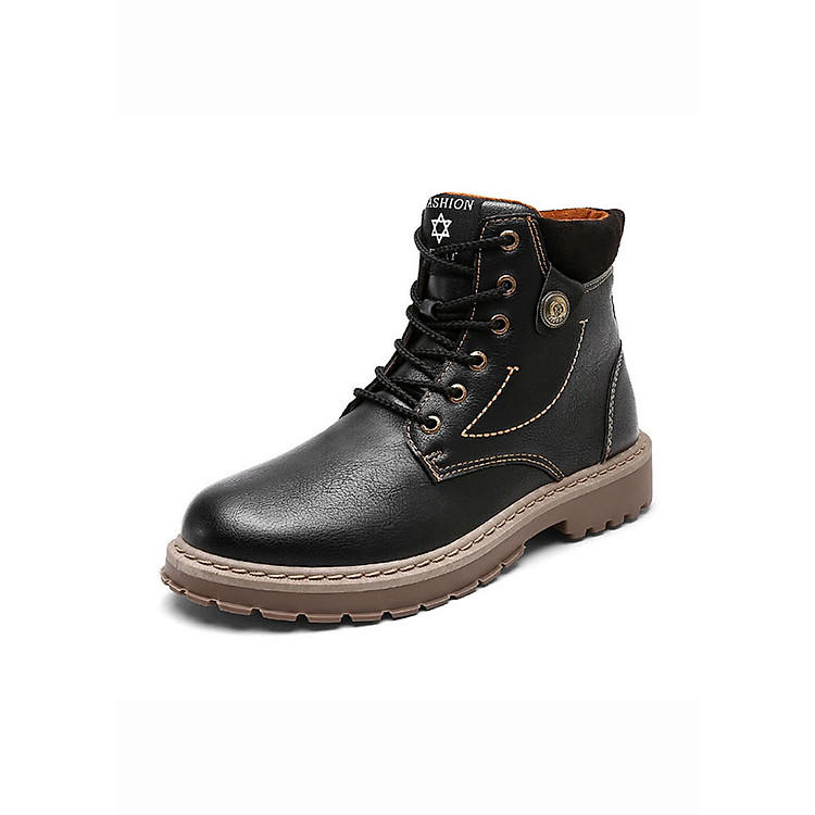 Rozalo RM6823-Giày boot nam cao cấp chống thấm chống trơn trượt