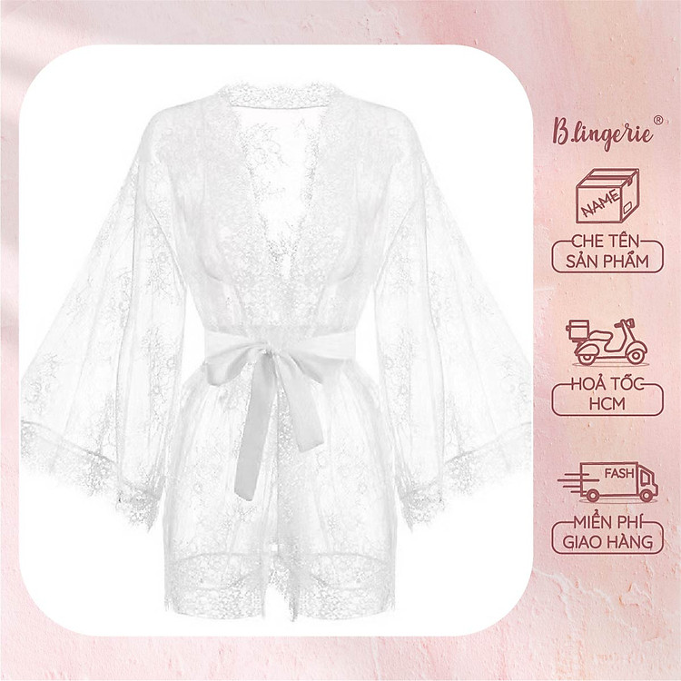 Áo Choàng Ngủ Ren Quyến Rũ - B.Lingerie