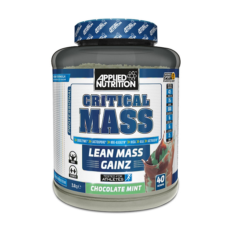 Sữa tăng cân Critical Mass 2.4kg Vị White Chocolate Mint