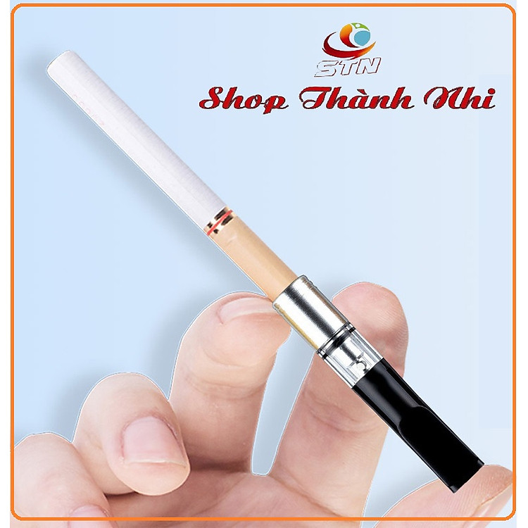 Tẩu Thuốc Nhựa Dẻo Kiêm Lọc (Màu Bạc)