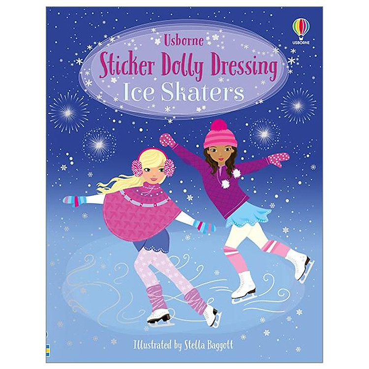 Sticker Dolly Dressing Ice Skaters