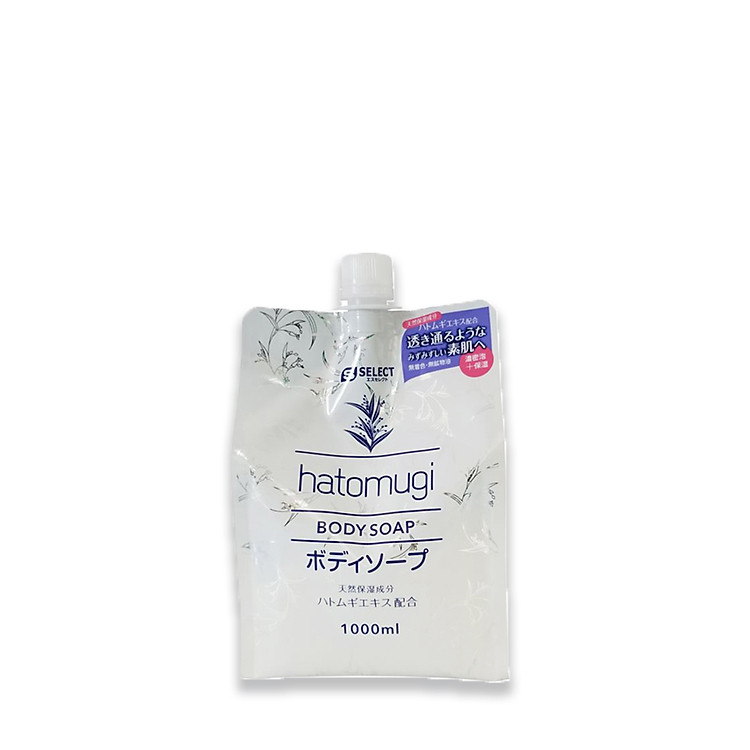 Sữa tắm dưỡng ẩm và làm sáng da S Select Nhật Bản ( gói refill 1000ml)