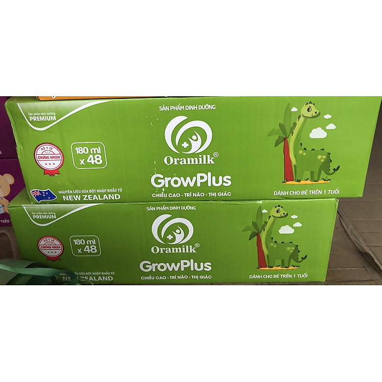 Thùng sữa Oramilk GROWPLUS 180ml cho trẻ Chính hãng Ưu đãi - Hình ảnh 3