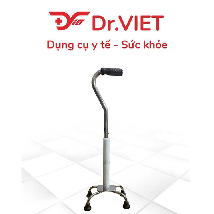 GẬY CHỐNG 4 CHÂN INOX DCG01 – ĐỨC CƯỜNG (Phân loại CONG)