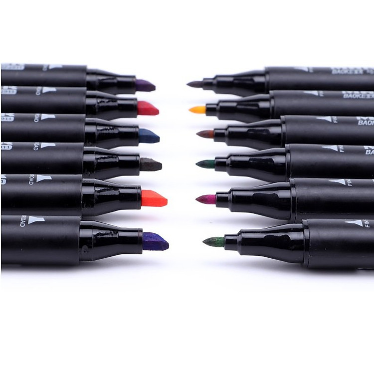 Bút màu Marker BAOKE MP2911 (12 màu) - Ảnh 5