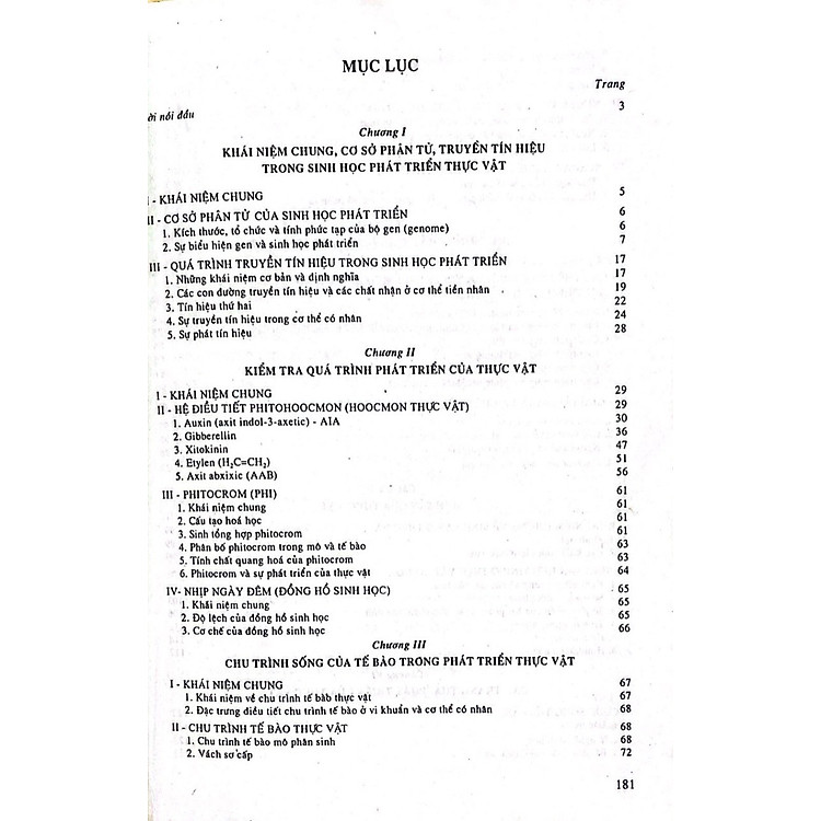 Sinh Học Phát Triển Thực Vật - Ảnh 5