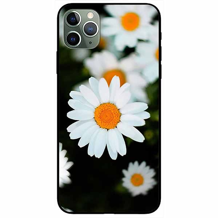 Ốp lưng dành cho Iphone 11 Pro Max mẫu Cúc Trắng Mờ Ảo
