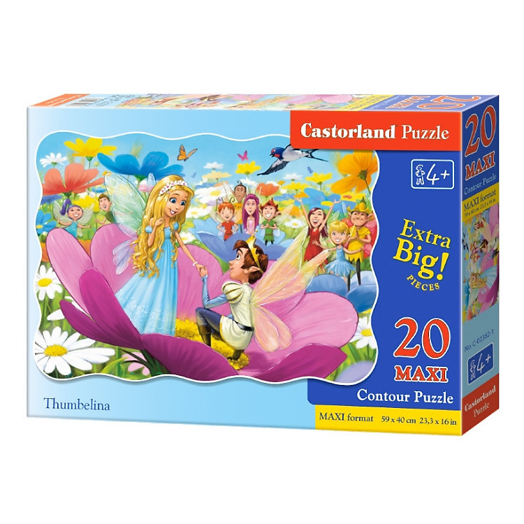 Chọn mua tại Shopee: Xếp hình Thumbelina 20 mảnh Castorland - Giá tốt nhất tại Mall Shop