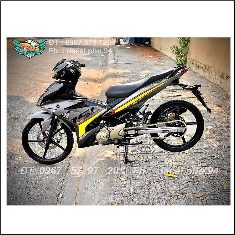 Tem Rời Exciter Y15ZR Xám lông chuột 1 (Q)