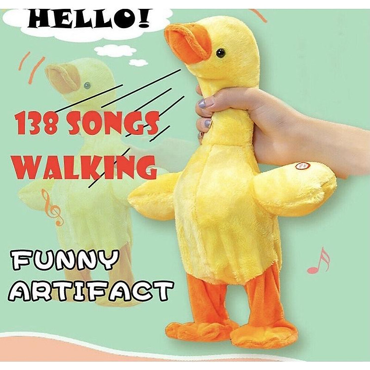 Đồ chơi con Vịt Biết Nhảy Với 138 Nhạc - Vịt ghi âm và nhại giọng nói