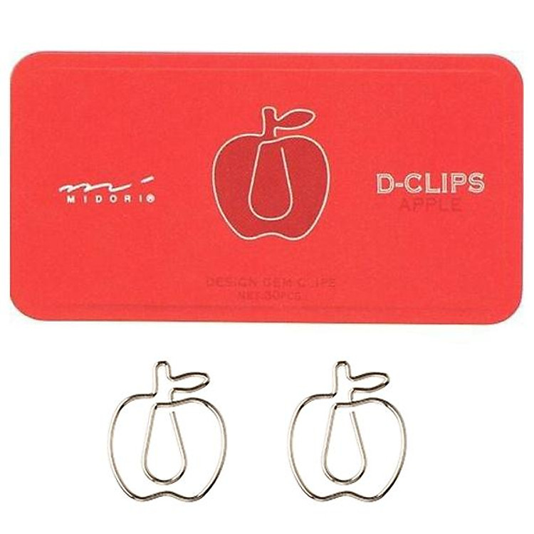 Hộp Kẹp Giấy D-Clip Midori 43218 (30 chiếc)
