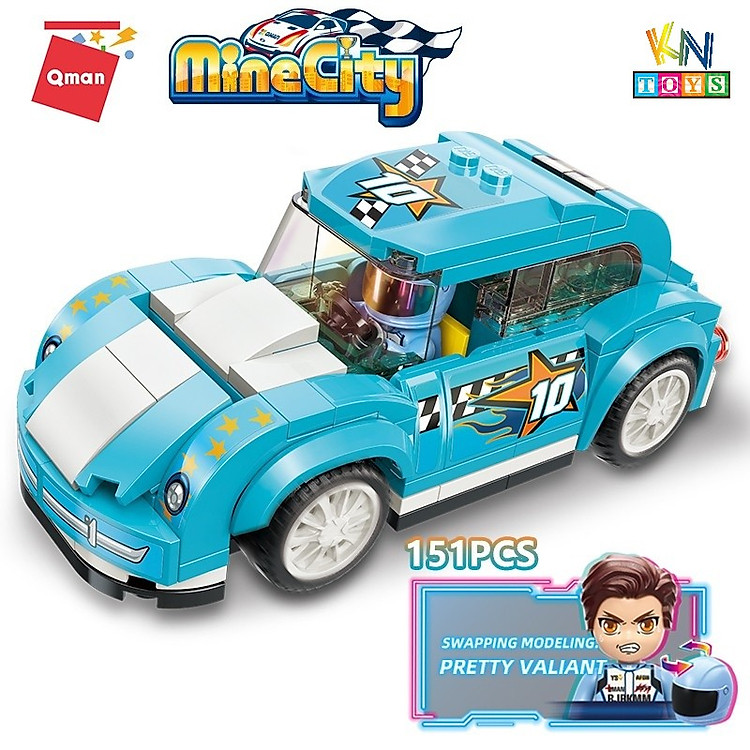 Đồ chơi lắp ráp Qman – Xe đua Chính hãng Giá rẻ