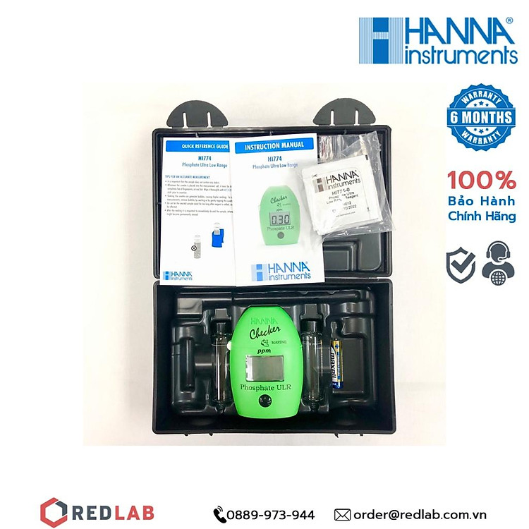 Máy đo Photphat thang thấp trong nước mặn Hanna HI774 bảo hành 6 tháng