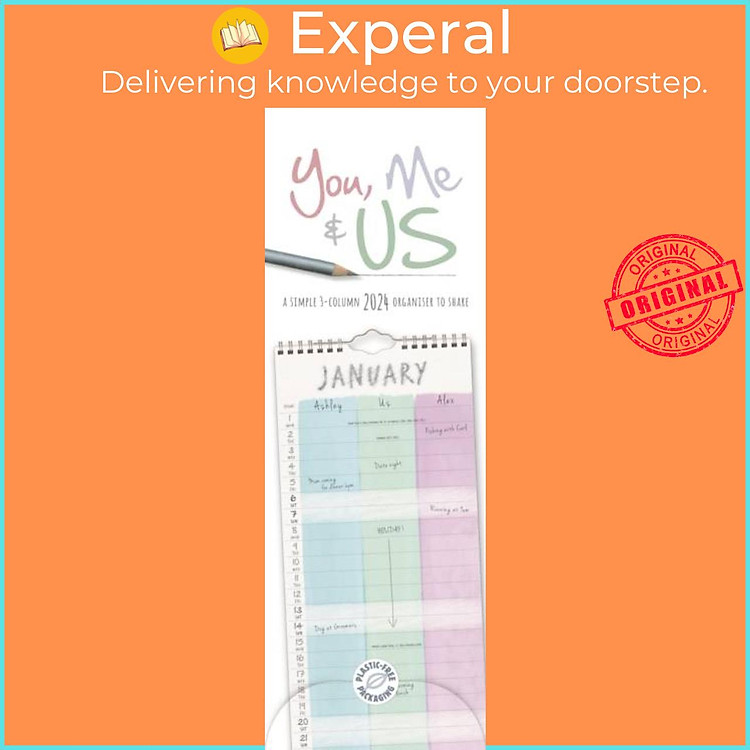 Sách - You, Me and Us Planner Slim Calendar 2024 by (UK edition, paperback)