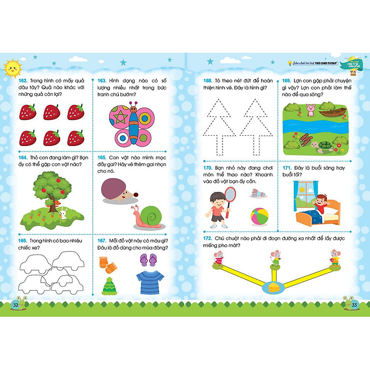 Sân Chơi Trí Tuệ - Trò Chơi Tư Duy Rèn Luyện Não Trái Não Phải Dành Cho Trẻ Từ 3-6 Tuổi - Ảnh 3