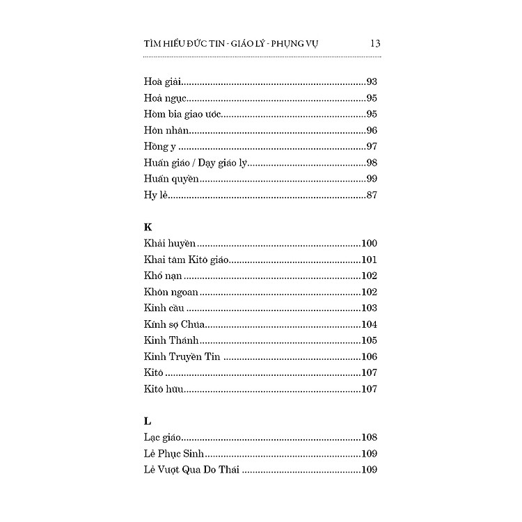 TỪ NGỮ GIẢN LƯỢC – Tìm Hiểu Đức Tin – Giáo Lý – Phụng Vụ - Ảnh 6