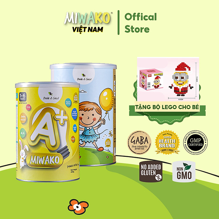Combo 2 Hộp Sữa Miwako A+ 400g Chất lượng Ưu đãi - Hình ảnh 2