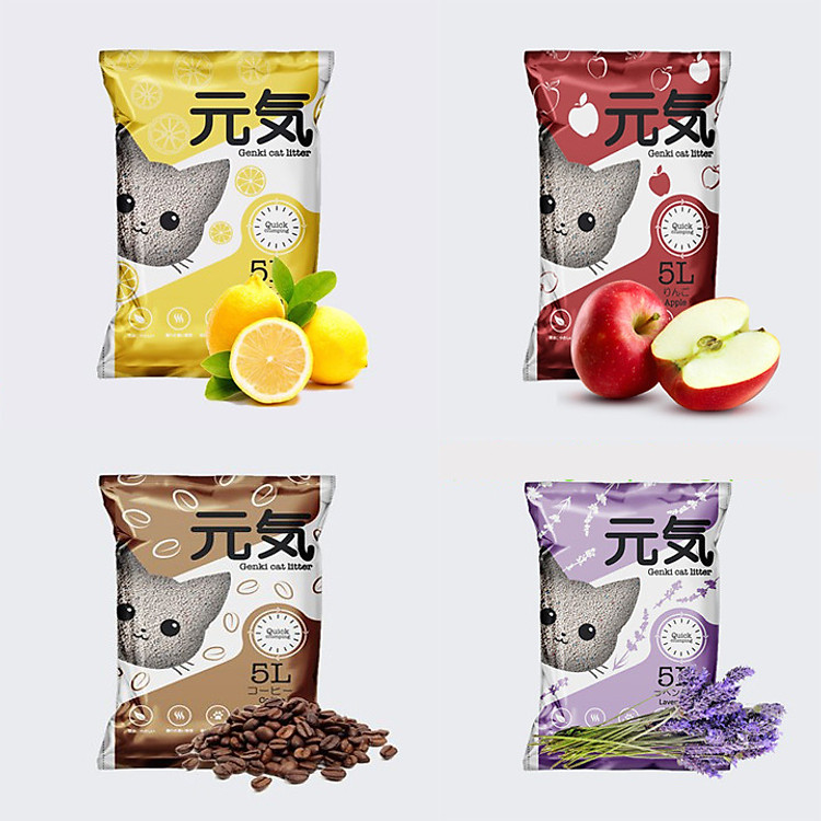 Cát vệ sinh cho mèo GENKI