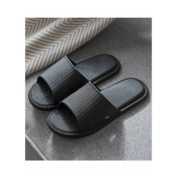 Dép Đi Trong Nhà Nam 3Fashion Xốp Cao Cấp Chống Thấm Nước Sọc Dọc - 3190