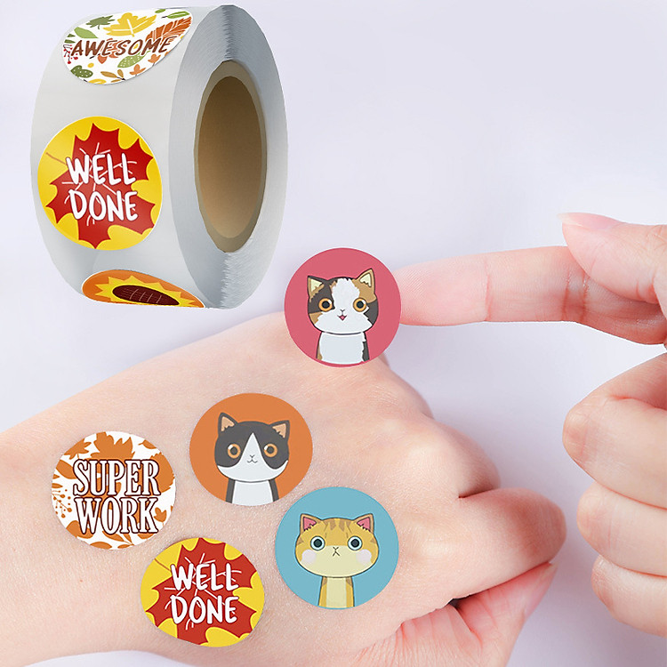 Nhãn dán sticker khích lệ học tập (10 tờ) - Ảnh 3