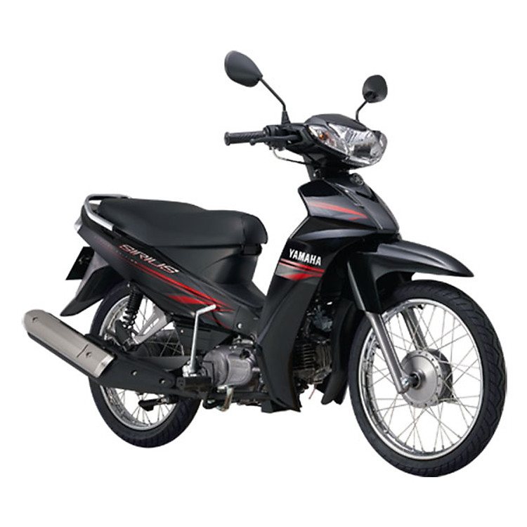 Xe Máy Yamaha Sirius Phanh Cơ - Đen + Tặng Combo 4 Quà Tặng